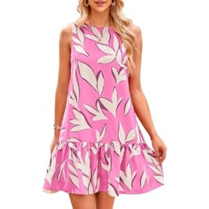 NWT Prettygarden Floral Boho Mini Dress Size Medium